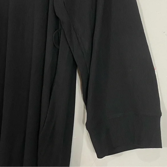 SKIMS Soft Lounge Robe Black Size 3X - Picture 6 of 8